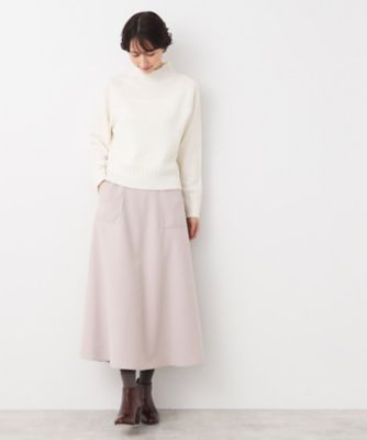 【洗える】ハイネッククロップドニット（ＸＳ～Ｌ）（２００２３６９７９０）
