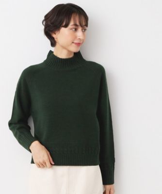 【洗える】ハイネッククロップドニット（ＸＳ～Ｌ）（２００２３６９７９０）