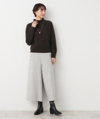 【洗える】ハイネッククロップドニット（ＸＳ～Ｌ）（２００２３６９７９０）