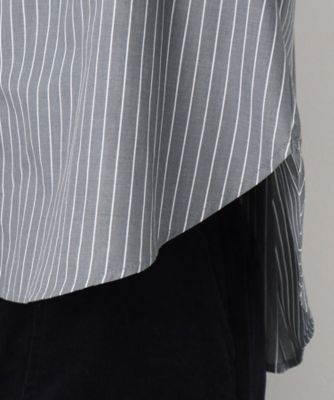 【洗える】バルーンスリーブバンドカラーシャツ（ＸＳ～Ｌ）（２００２３６９８０８）