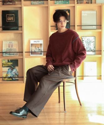 【ハグするニット】モールニットクルーネック　親子リンク／ユニセックス（２００２３６９９９９）