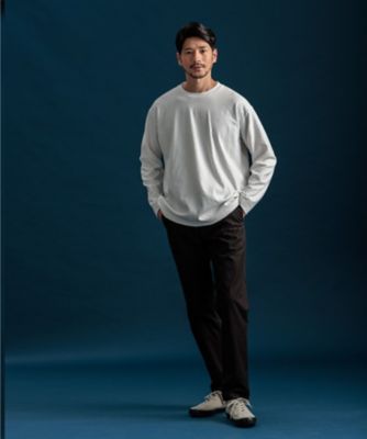 リンクスジャカード長袖Ｔシャツ（２００２３７０１４０）
