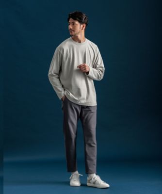 リンクスジャカード長袖Ｔシャツ（２００２３７０１４０）