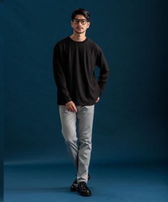 リンクスジャカード長袖Ｔシャツ（２００２３７０１４０）