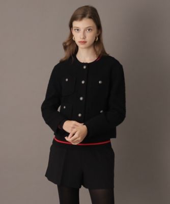 ドレステリア ブラックツイードショートジャケット DRESSTERIOR（ドレステリア）の「◇ツイードジャケット（ノー