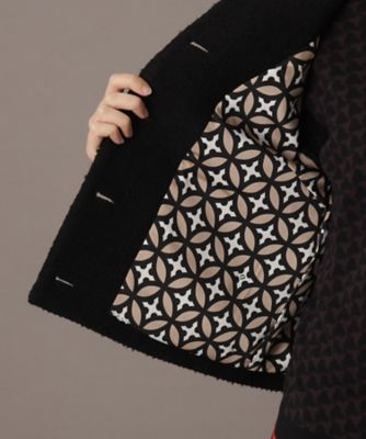 Sakikoです！新品未使用 ドレステリア サスティナブルツイード サスティナブルツイード】ノーカラーショートジャケット