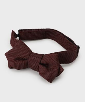 TAKEO KIKUCHI (Men)/タケオキクチ フレスコ織り蝶ネクタイ(2002370271) アカ064 【三越伊勢丹/公式】