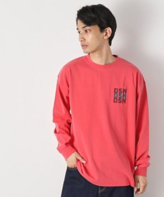 Sporty＆Rich ロンT ラグラン ロゴプリント長袖 Sporty＆Rich ロンT ラグラン ロゴプリント長袖