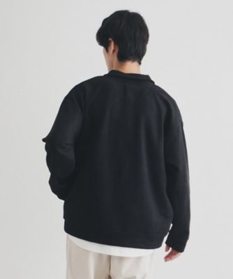 スウェードライクハーフジッププルオーバー（2002370454
