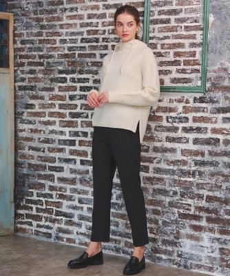 限定カラーあり】カシミヤブレンドフードニット