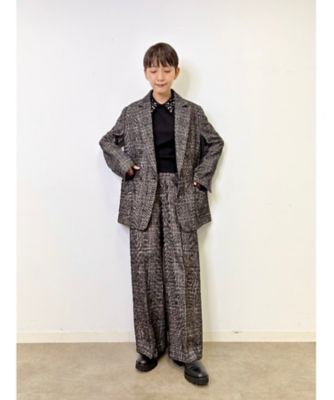 【ｏｔｏｎａＭＵＳＥ１１月号掲載】ループグレンチェックロングパンツ（２００２３７０９５７）