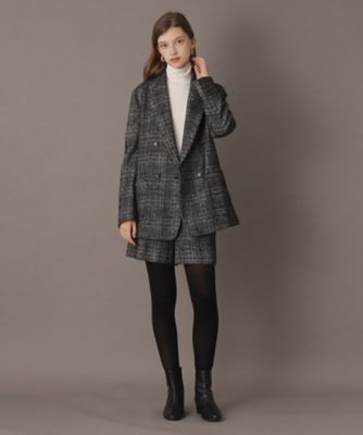 otonaMUSE11月号掲載】ループツイードグレンチェックダブル