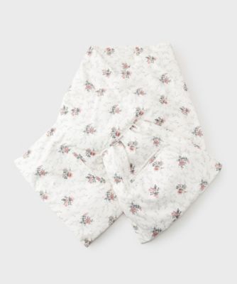 LAURA ASHLEY/ローラ アシュレイ【ミュラーダウン/起毛ポケット/ポケッタブル収納袋付き】メイジー スプリッグ柄 ダウンストール(2002371126) オフホワイト151 スカーフ・ショール【三越伊勢丹/公式】