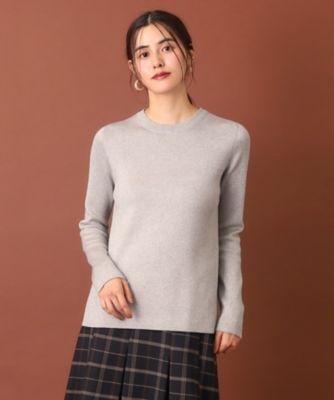 Arpege story カシミヤ混フォックスニット 白 一部店舗限定】ウールタムヤーン マシュマロニット（72-31II07