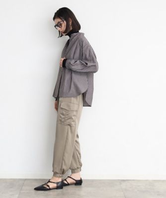 サテンカーゴパンツ（2002371734） | THE SHOP TK
