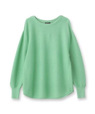 カシミヤ混／洗える／ラメ】ボートネックニット（2002372013