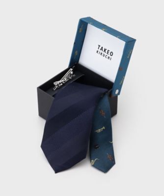 【ＢＯＸセット】ＪＡＺＺモチーフ　ネクタイ＆タイバー　セット（２００２３７２２１９）