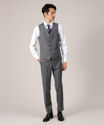 【ＤＯＲＭＥＵＩＬ　ＡＭＡＤＥＵＳ３６５】ダイアゴナル柄　ベスト　／３ピース対応（２００２３７２５７９）