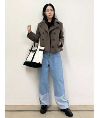 スタイリスト福田麻琴さんコラボ　ヘムブロッキングデニム（２００２３７２５９９）