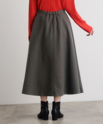 ジャージメルトンフレアスカート（2002372787） | GROVE
