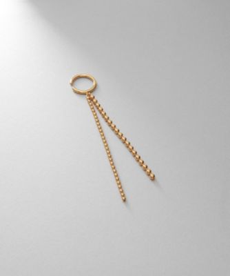 ＜COCOHNIK ONKITSCH (Women)＞シルバー　ボールチェーン　イヤーカフ　ＧＰ（２００２３７３１６８）