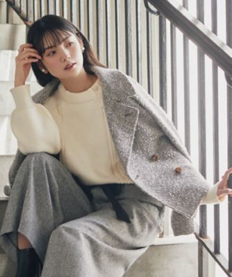 フェミニン派・アレンジ可能】マルチウェイショートコート