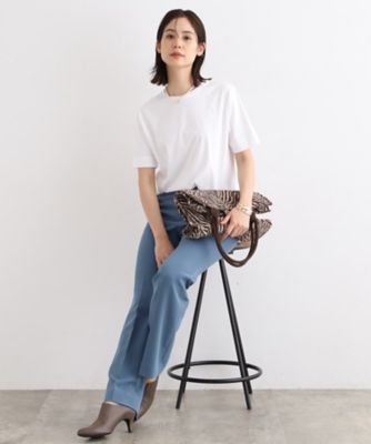 【洗える／コットン１００％】裾デザイン大人Ｔシャツ（２００２３７４４３１）