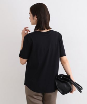 【洗える／コットン１００％】裾デザイン大人Ｔシャツ（２００２３７４４３１）