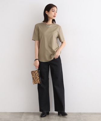 【洗える／コットン１００％】裾デザイン大人Ｔシャツ（２００２３７４４３１）
