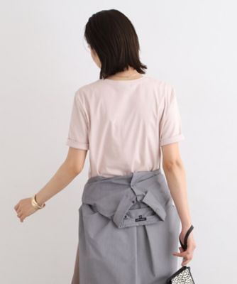 【洗える／コットン１００％】裾デザイン大人Ｔシャツ（２００２３７４４３１）