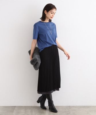 【洗える／コットン１００％】裾デザイン大人Ｔシャツ（２００２３７４４３１）