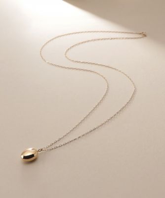 Ｋ１０中空オーバルシェイプ　ネックレス（２００２３７５０７１）