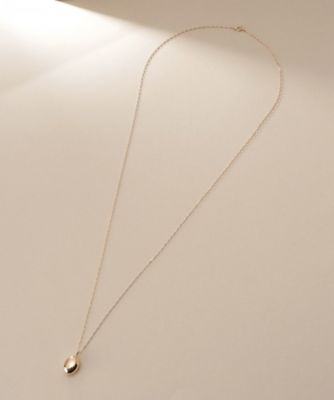 Ｋ１０中空オーバルシェイプ　ネックレス（２００２３７５０７１）