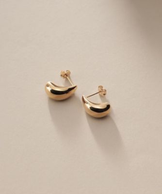 COCOSHNIK (Women)/ココシュニック K10中空ドロップカーブ スタッドピアス(2002375075)