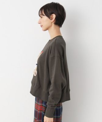 【洗える】ベア刺繍スウェット（２００２３７５１０８）