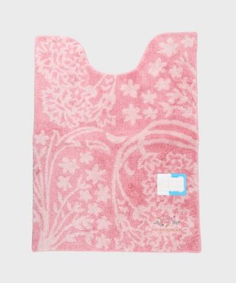 ＜LAURA ASHLEY＞【洗える／乾きやすい／滑り止め加工】ベヴィントン柄　トイレマット（胴長）（２００２３７５３０４）