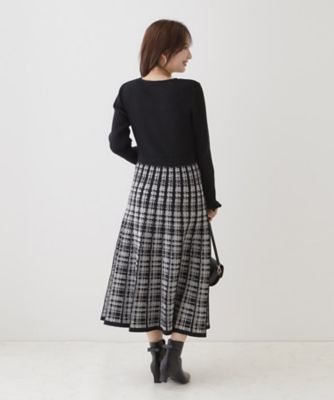 チェックニットワンピース（2002375453） | COUTURE BROOCH