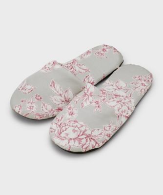 LAURA ASHLEY/ローラ アシュレイ ポリントン ローゼズ柄 携帯ルームシューズ(2002375811)
