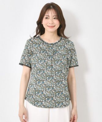 【リバティ／Ｍ～４Ｌサイズ】プリント　Ｔシャツ（２００２３７６３５４）