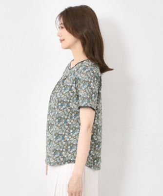【リバティ／Ｍ～４Ｌサイズ】プリント　Ｔシャツ（２００２３７６３５４）