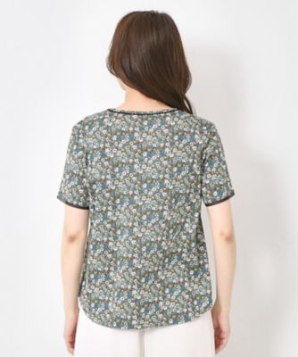 【リバティ／Ｍ～４Ｌサイズ】プリント　Ｔシャツ（２００２３７６３５４）
