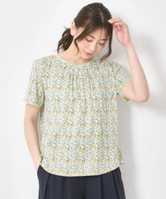 【リバティ／Ｍ～４Ｌサイズ】プリント　Ｔシャツ（２００２３７６３５４）