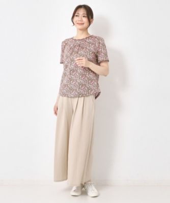 【リバティ／Ｍ～４Ｌサイズ】プリント　Ｔシャツ（２００２３７６３５４）