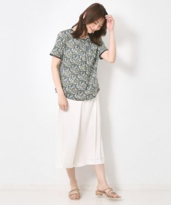 【リバティ／Ｍ～４Ｌサイズ】プリント　Ｔシャツ（２００２３７６３５４）