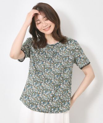 【リバティ／Ｍ～４Ｌサイズ】プリント　Ｔシャツ（２００２３７６３５４）