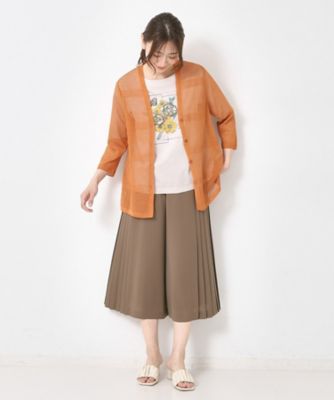 【Ｍ～４Ｌサイズ】パッチワーク＆刺繍　フラワーモチーフＴシャツ（２００２３７６３５６）