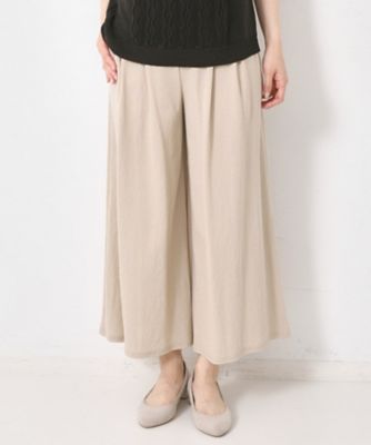＜CORDIER (Women)＞【Ｓ～２Ｌサイズ】リラクシージャージワイドパンツ（２００２３７６３６０）