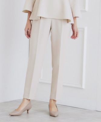 【SALE】index (Women)/インデックス ストレッチテーパードパンツ【洗濯機洗い可/イージーアイロン】(2002376397) ベージュ050 パンツ・ズボン【三越伊勢丹/公式】