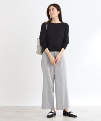 【春ＳＡＬＥ／手洗い可】ワイドストレートパンツ（２００２３７７５０７）
