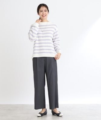 【春ＳＡＬＥ／手洗い可】ワイドストレートパンツ（２００２３７７５０７）
